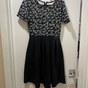 Lularoe bicycle print dress